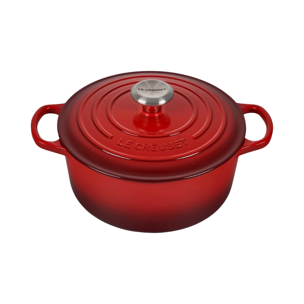 Le Creuset Signature Gusseisen-Braeter mit Deckel, Ø 24 cm, Rund