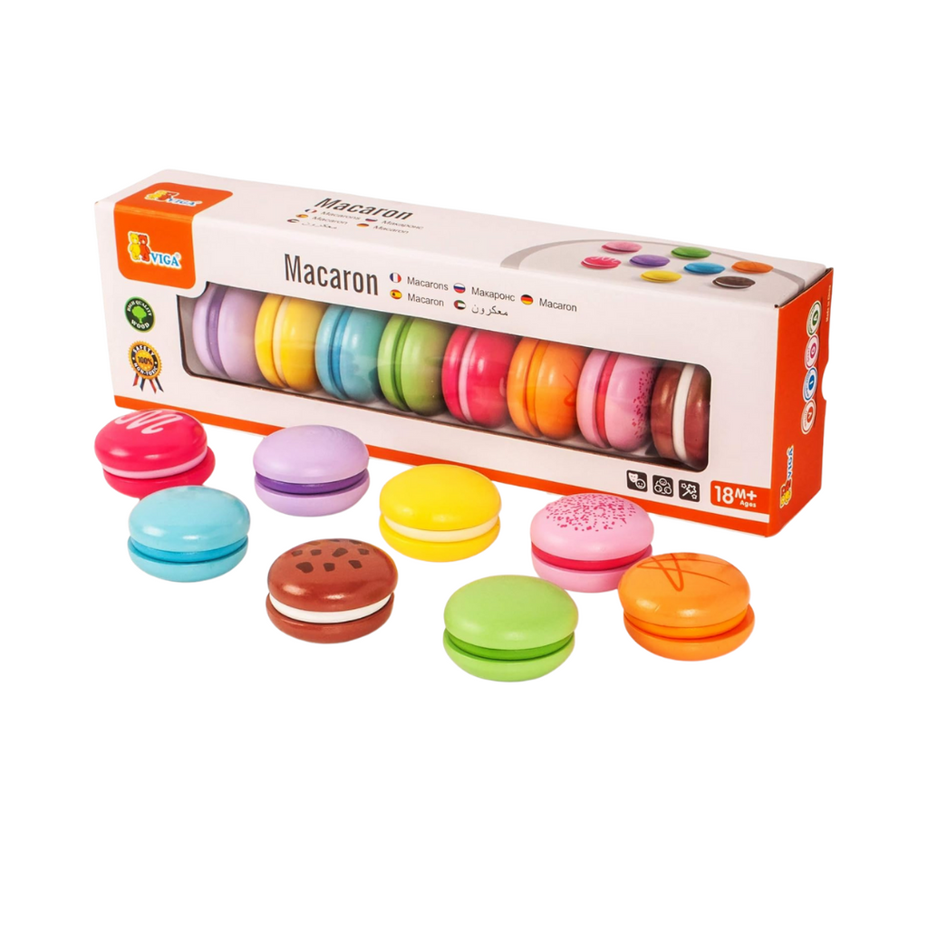 Viga - Macarons aus Holz-Set