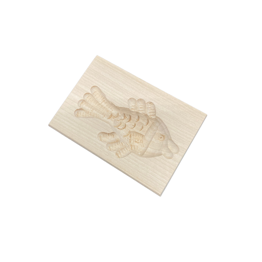 Die Holzwarenfabrik- Springerlesmodel, Birnbaum 7x5 cm/1 Bild Motiv Fisch 