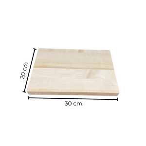 Die Holzwarenfabrik Schneidebrett Eiche, 30 cm x 20 cm Abmessungen