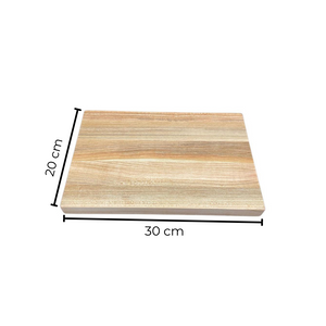 Die Holzwarenfabrik Designbrett aus geölter Kirsche, Abmessungen 30 mal 20 mal 2 cm